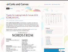 Tablet Screenshot of corksandcanvas.wordpress.com