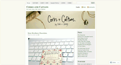 Desktop Screenshot of corksandcaftans.wordpress.com