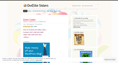 Desktop Screenshot of owelitesisters.wordpress.com
