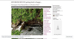 Desktop Screenshot of divorcedmuch.wordpress.com
