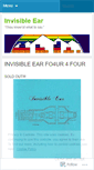 Mobile Screenshot of invisibleear.wordpress.com