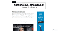 Desktop Screenshot of cocottemoreau.wordpress.com