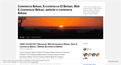 Desktop Screenshot of ecommercedibekasi.wordpress.com