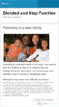 Mobile Screenshot of blendedandstepfamilies.wordpress.com