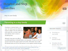 Tablet Screenshot of blendedandstepfamilies.wordpress.com