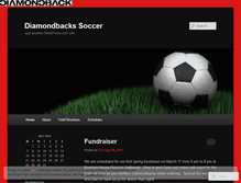 Tablet Screenshot of diamondbackssoccer.wordpress.com