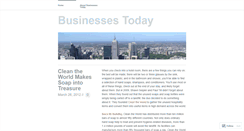 Desktop Screenshot of businessestoday.wordpress.com