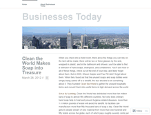 Tablet Screenshot of businessestoday.wordpress.com