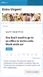 Mobile Screenshot of extravirgem.wordpress.com