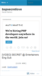 Mobile Screenshot of bapsecretlove.wordpress.com