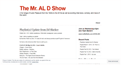 Desktop Screenshot of mraldshow.wordpress.com