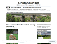 Tablet Screenshot of lowertownfarmdartmoor.wordpress.com