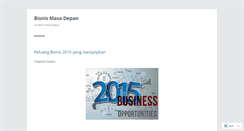 Desktop Screenshot of bisnisvisi.wordpress.com