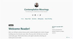 Desktop Screenshot of contemplativemoorings.wordpress.com