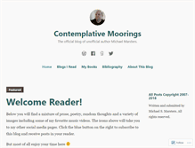 Tablet Screenshot of contemplativemoorings.wordpress.com