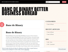 Tablet Screenshot of misc.bancdebinarybetterbusinessbureau.wordpress.com