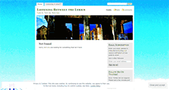 Desktop Screenshot of listening4life.wordpress.com