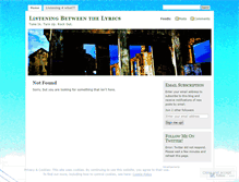 Tablet Screenshot of listening4life.wordpress.com