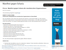 Tablet Screenshot of manifestgegenscharia.wordpress.com