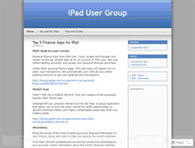 Tablet Screenshot of ipadusergroup.wordpress.com