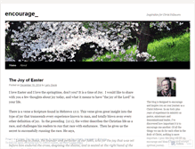 Tablet Screenshot of encourageyou.wordpress.com