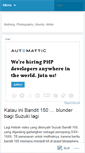 Mobile Screenshot of belitong.wordpress.com