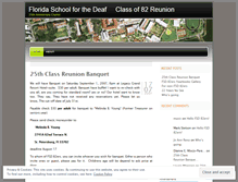 Tablet Screenshot of fsdclassof82reunion.wordpress.com