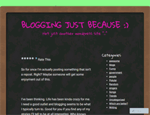 Tablet Screenshot of amazingbloggingforfun.wordpress.com
