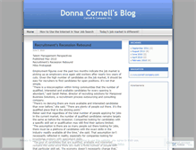 Tablet Screenshot of donnacornell.wordpress.com
