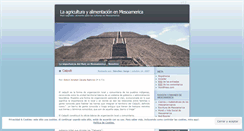 Desktop Screenshot of maizdemesoamerica.wordpress.com