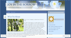 Desktop Screenshot of joyinthesorrow.wordpress.com