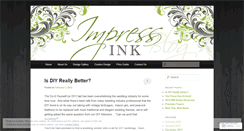Desktop Screenshot of impressinkdesign.wordpress.com