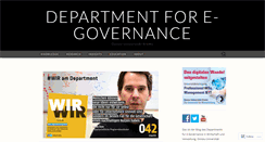 Desktop Screenshot of digitalgovernment.wordpress.com