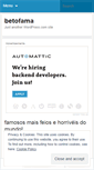 Mobile Screenshot of betofama.wordpress.com