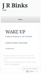 Mobile Screenshot of jrbinks.wordpress.com
