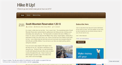 Desktop Screenshot of hikingonthebear.wordpress.com