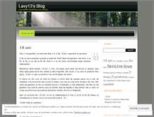 Tablet Screenshot of lavy13.wordpress.com