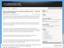 Tablet Screenshot of glasgowmusic.wordpress.com