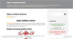 Desktop Screenshot of obatinfeksirahimpalingampuh.wordpress.com