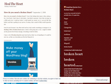 Tablet Screenshot of healtheheart.wordpress.com