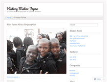 Tablet Screenshot of historymakerjp.wordpress.com