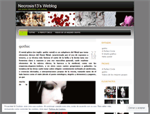 Tablet Screenshot of necrosis13.wordpress.com