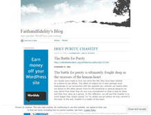 Tablet Screenshot of faithandfidelity.wordpress.com