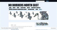 Desktop Screenshot of nobordersnortheast.wordpress.com