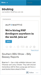 Mobile Screenshot of bbublog.wordpress.com