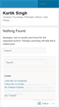 Mobile Screenshot of kartiksingh1992.wordpress.com