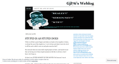 Desktop Screenshot of gjl76.wordpress.com