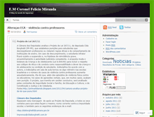 Tablet Screenshot of coronelfelicio.wordpress.com