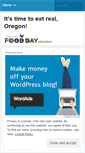 Mobile Screenshot of fooddayoregon.wordpress.com