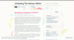 Desktop Screenshot of healingthewomanwithin.wordpress.com